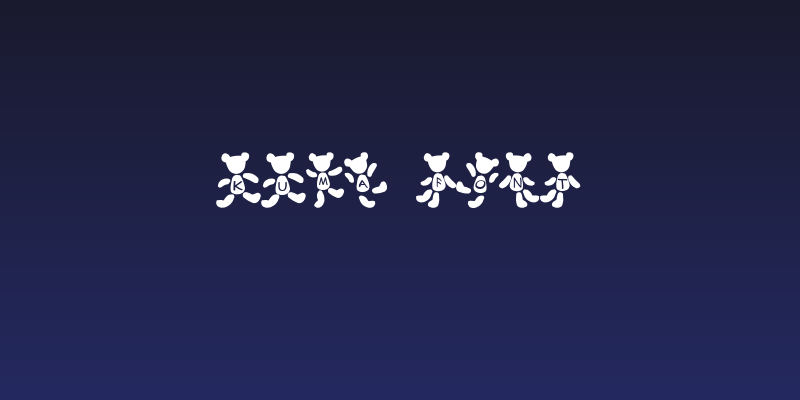 kuma Font Social Header