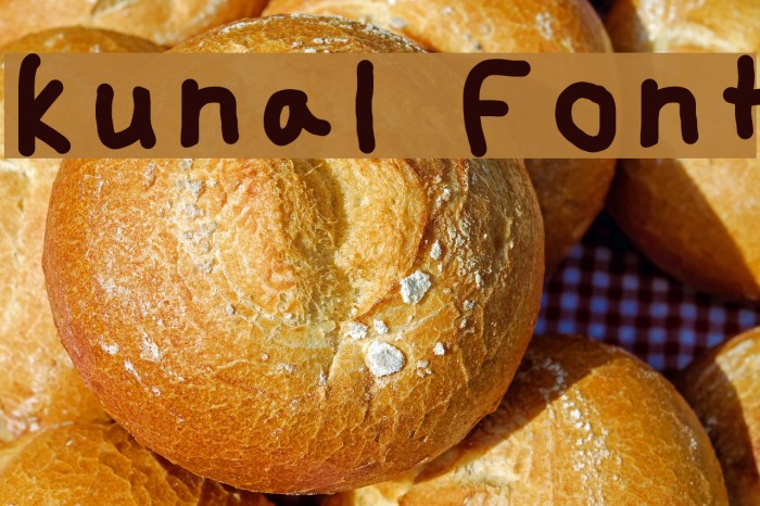 kunal Font examples