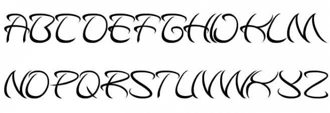 kungfu master Schriftart Groß