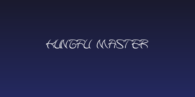 kungfu master Social Header