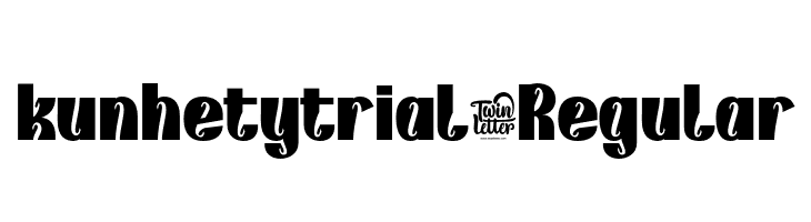 kunhetytrial-Regular  لخطوط تنزيل