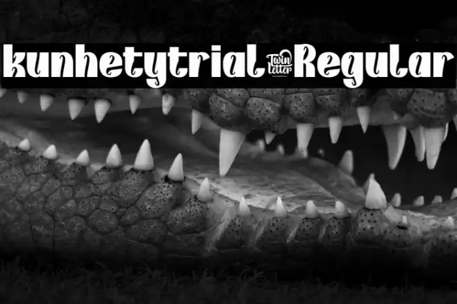 kunhetytrial-Regular Font examples