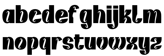 kunhetytrial-Regular Font LOWERCASE