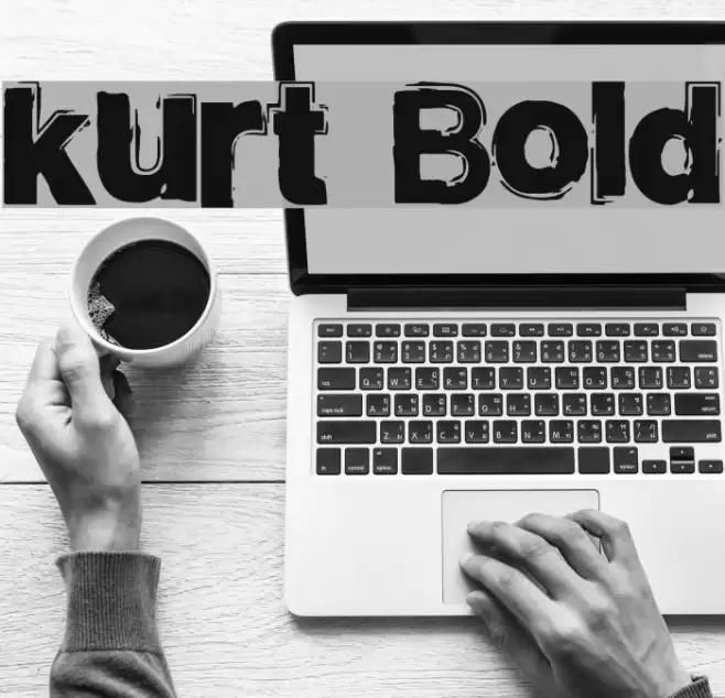 kurt Bold Font examples