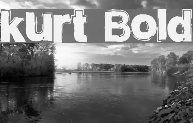 kurt Bold Font examples
