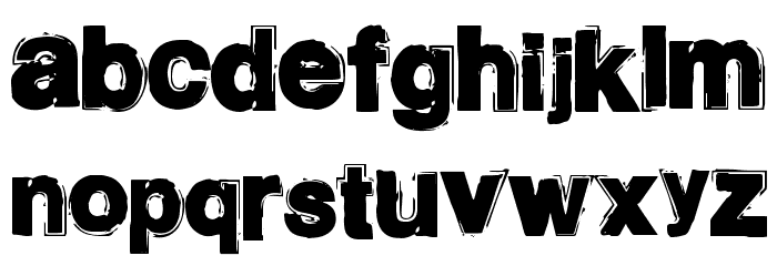 kurt Bold Font LOWERCASE