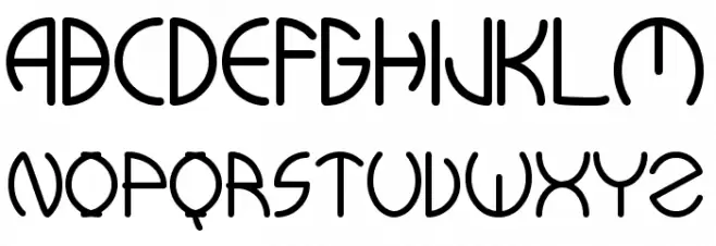 kuwa ronmcie q Font LOWERCASE