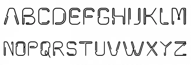 kuxu خط أحرف صغيرة