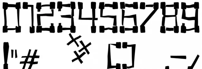 KVADRO-RANDOM Font OTHER CHARS