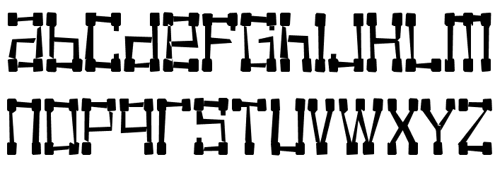 KVADRO- RANDOM Font LOWERCASE