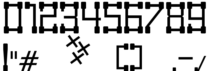 KVADRO Font OTHER CHARS