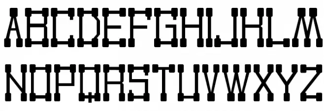 KVADRO Schriftart Groß