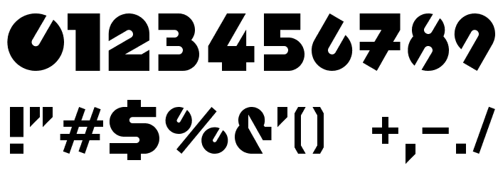 Kvadrat Font OTHER CHARS