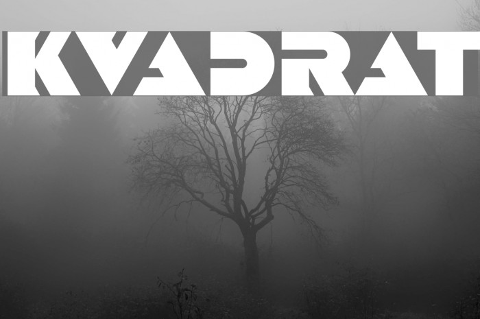 Kvadrat Font examples