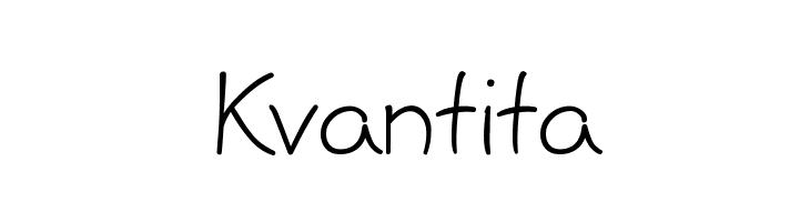 Kvantita Font