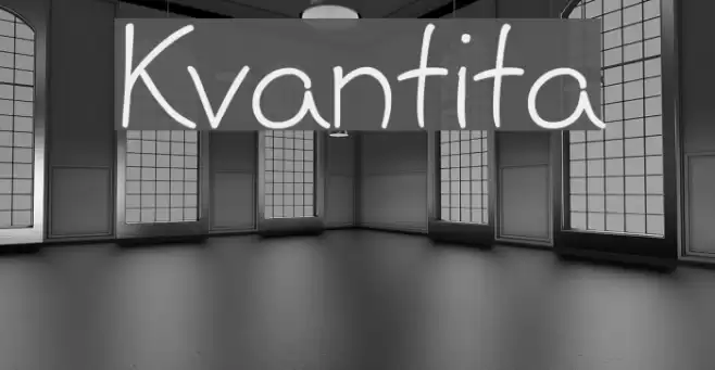Kvantita Font examples
