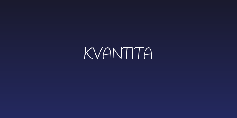 Kvantita Social Header