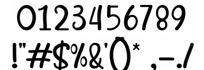 Kwacyland Font OTHER CHARS