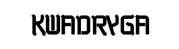 Kwadryga  Скачать бесплатные шрифты
