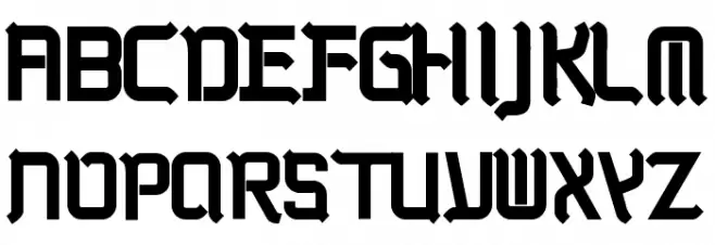 Kwadryga 字体 大写