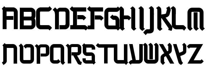 Kwadryga Font LOWERCASE