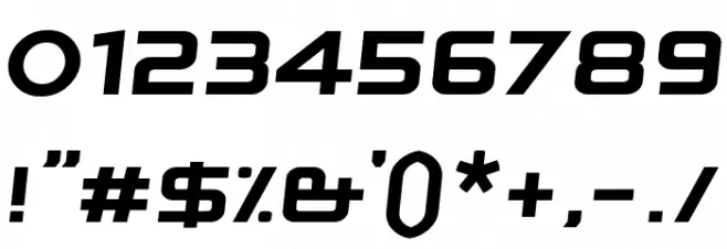 Kwajong Italic Font OTHER CHARS