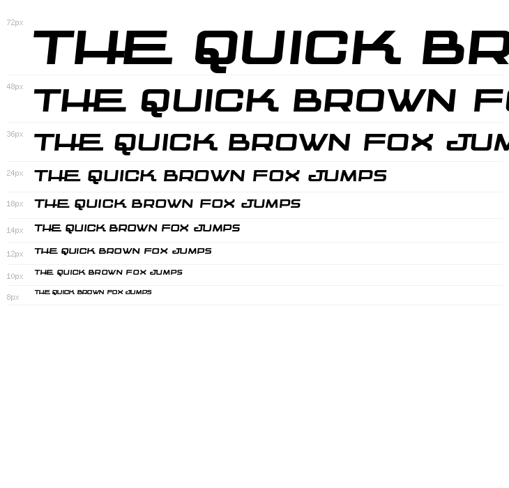 Kwajong Italic Waterfall