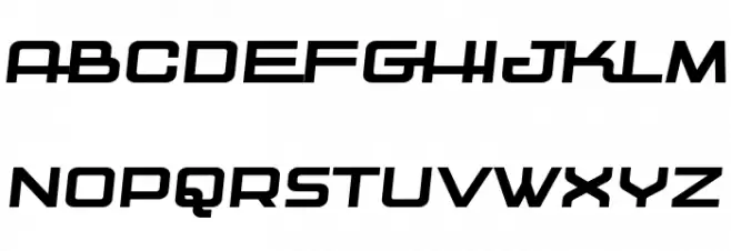 Kwajong Italic फ़ॉन्ट लोअरकेस