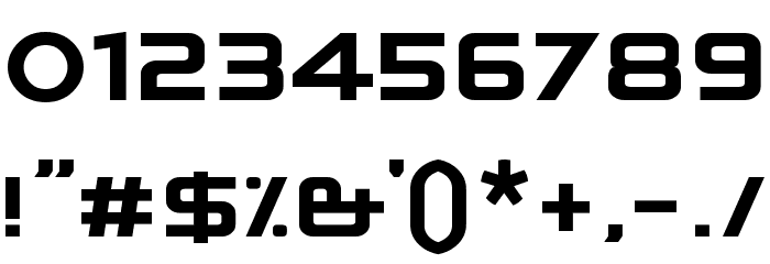 Kwajong Font OTHER CHARS