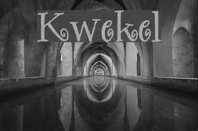 Kwekel Font examples