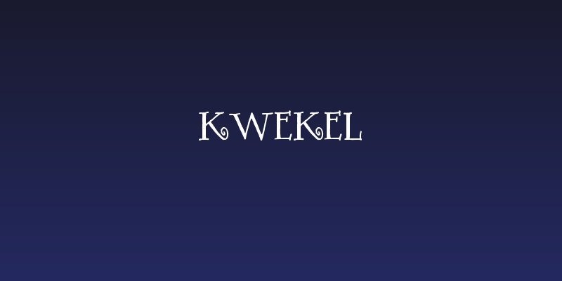Kwekel Social Header