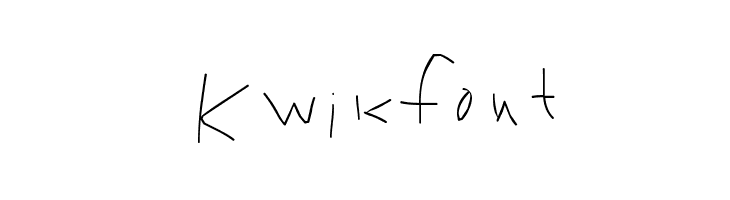 Kwikfont  font caratteri gratis