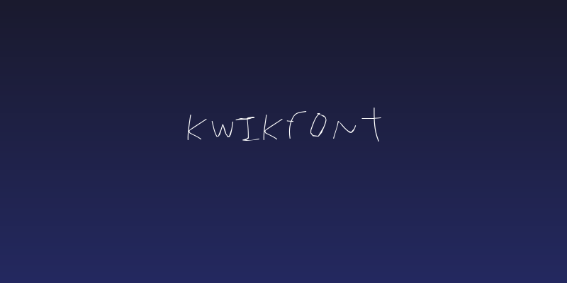 Kwikfont Social Header