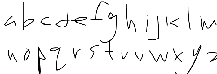 Kwikfont Font LOWERCASE