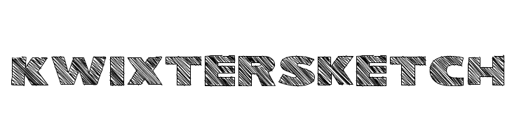 Kwixter Sketch फ़ॉन्ट