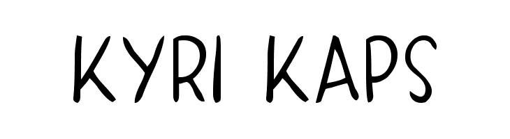 KYRI KAPS Font