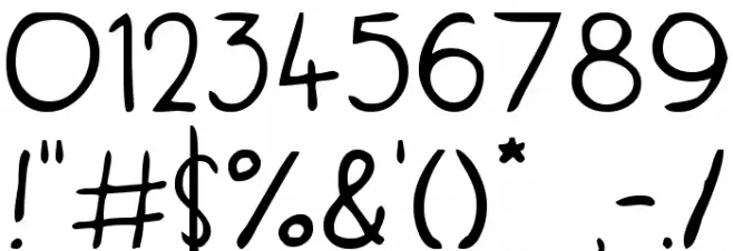 KYRI KAPS Font OTHER CHARS