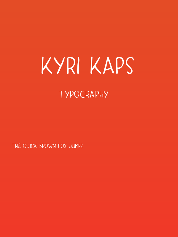 KYRI KAPS Poster
