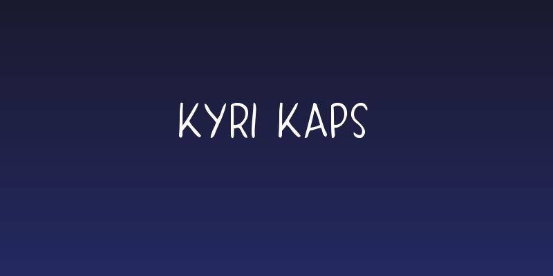 KYRI KAPS Social Header
