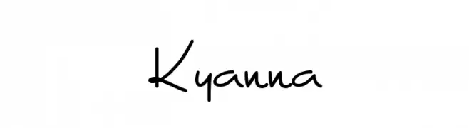 Kyanna  baixar fontes gratis