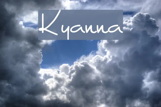Kyanna Example 1