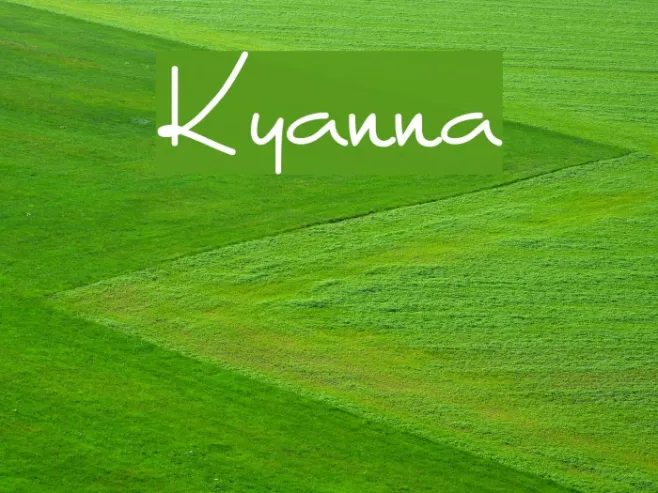 Kyanna Example 3