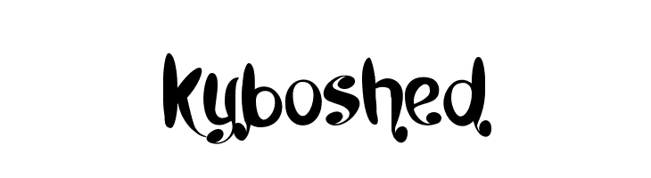 Kyboshed  免费字体下载