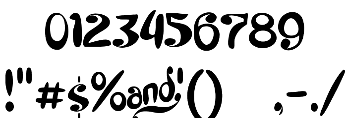 Kyboshed Font OTHER CHARS