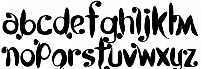 Kyboshed Schriftart Groß