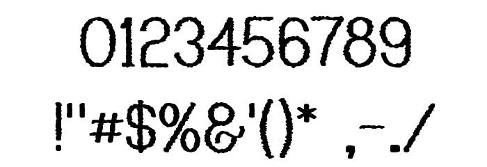 Kyiss M'ass Font OTHER CHARS