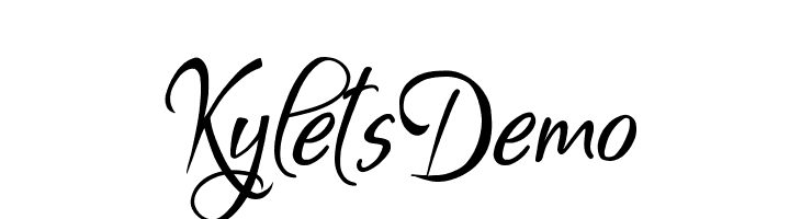 Kylets Demo Font - FFonts.net