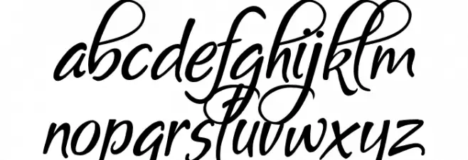 Kylets Demo Schriftart Kleinbuchstaben
