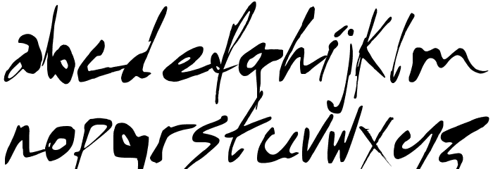 Kylie X Font Font LOWERCASE