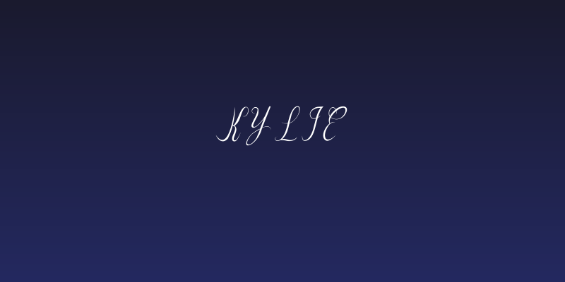 Kylie Social Header